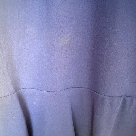 Nicole Miller Atelier Bell Sleeve Sapphire Blue Blouse, size Small - Picture 9 of 11